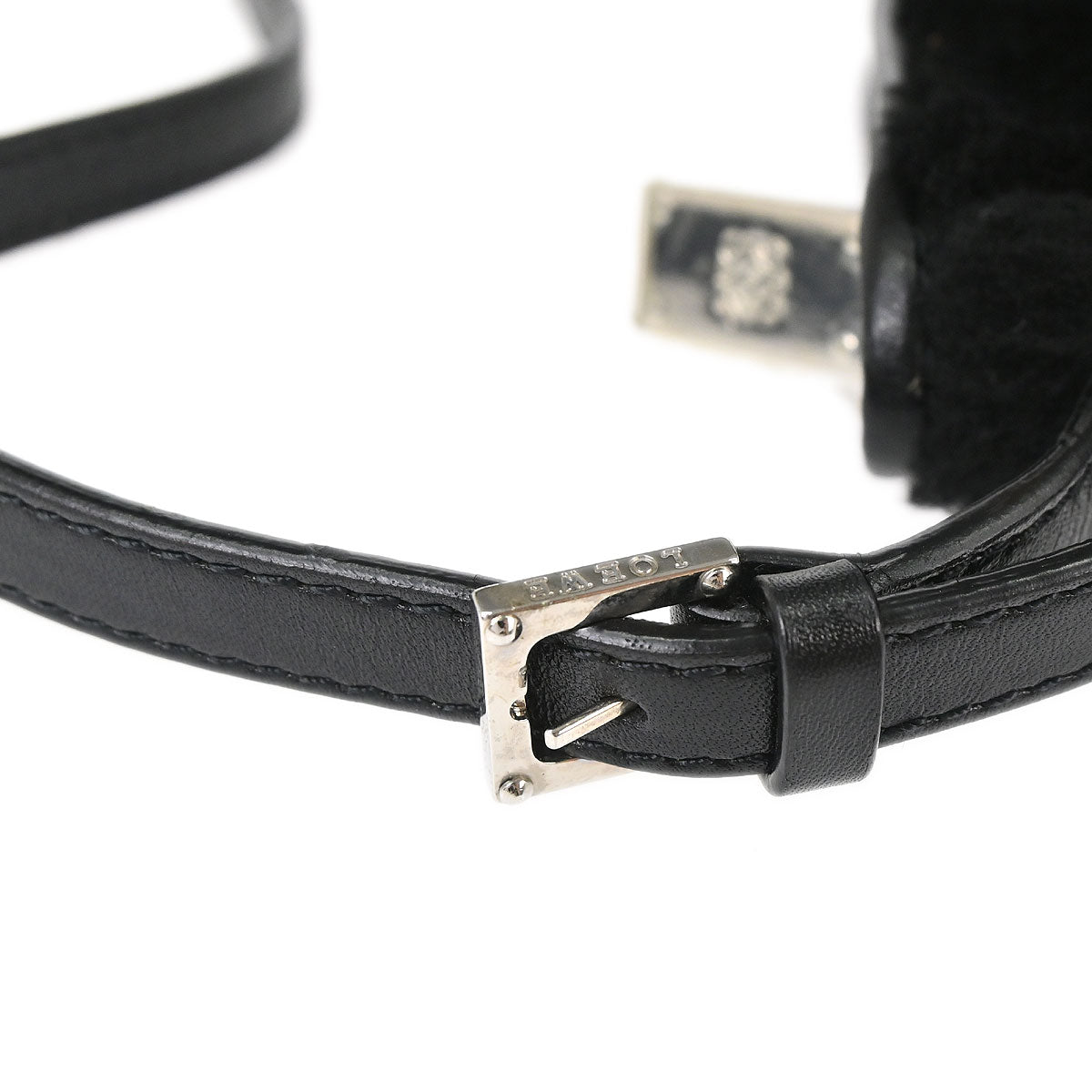 Loewe Black Fur Handbag