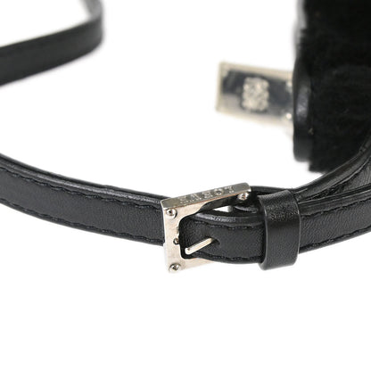 Loewe Black Fur Handbag