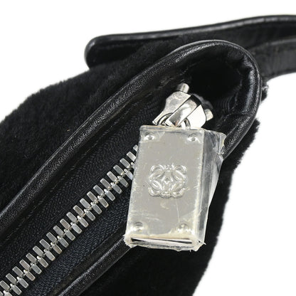 Loewe Black Fur Handbag