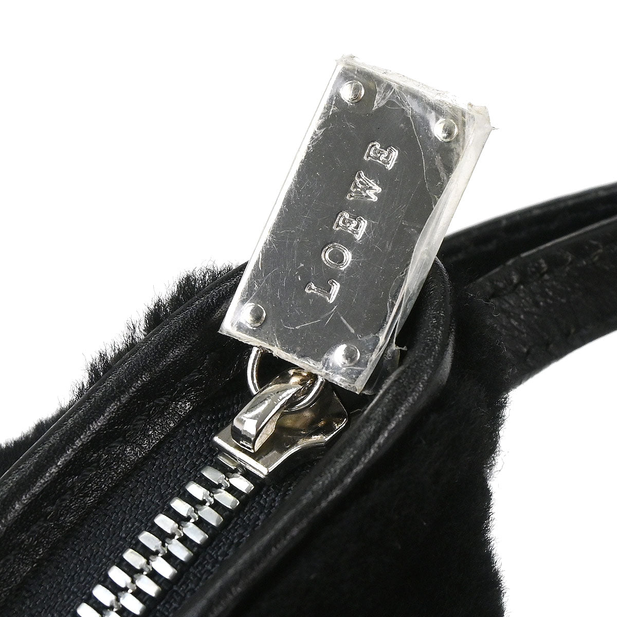 Loewe Black Fur Handbag