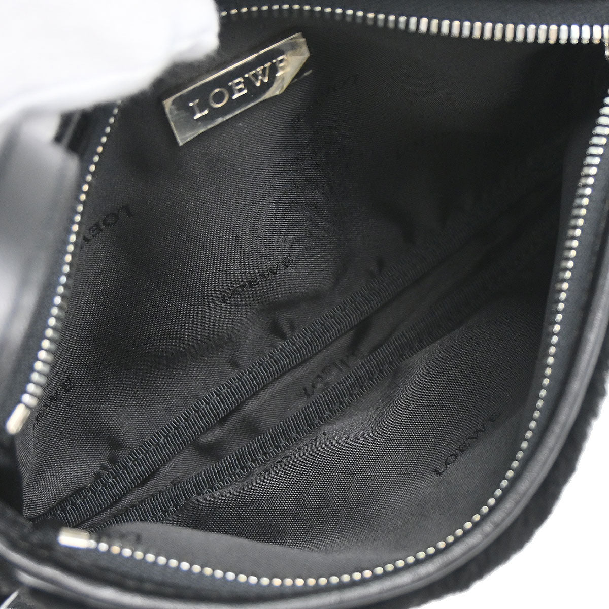 Loewe Black Fur Handbag