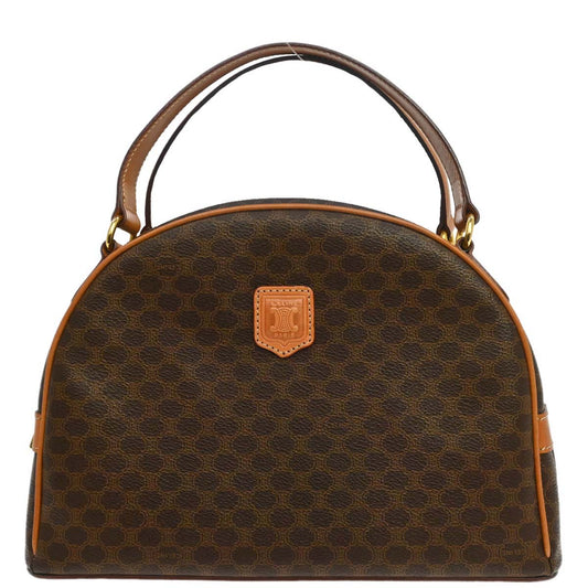 Celine Brown PVC Macadam Handbag