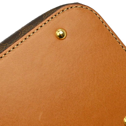Celine Brown PVC Macadam Handbag