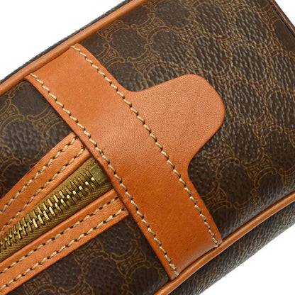 Celine Brown PVC Macadam Handbag