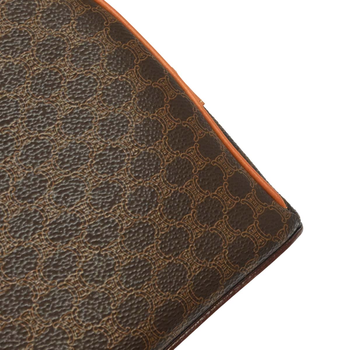 Celine Brown PVC Macadam Handbag