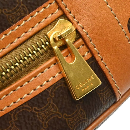 Celine Brown PVC Macadam Handbag