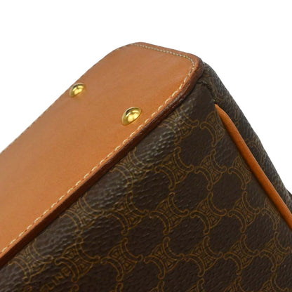 Celine Brown PVC Macadam Handbag