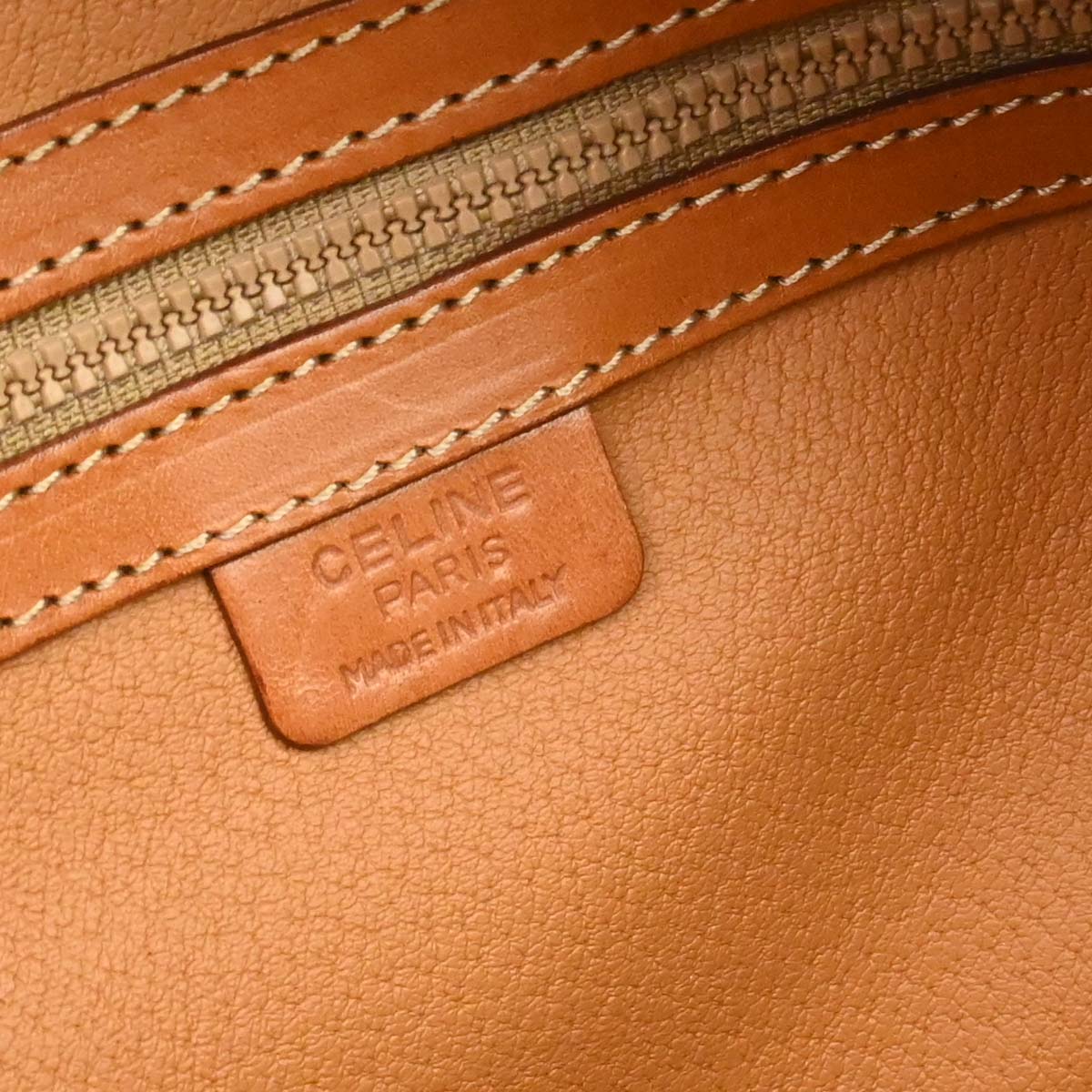 Celine Brown PVC Macadam Handbag