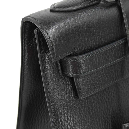 Hermes Black Ardennes Kelly 32 Sellier 2way Shoulder Handbag