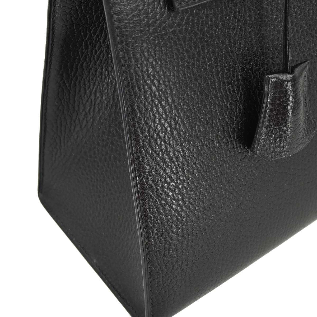 Hermes Black Ardennes Kelly 32 Sellier 2way Shoulder Handbag