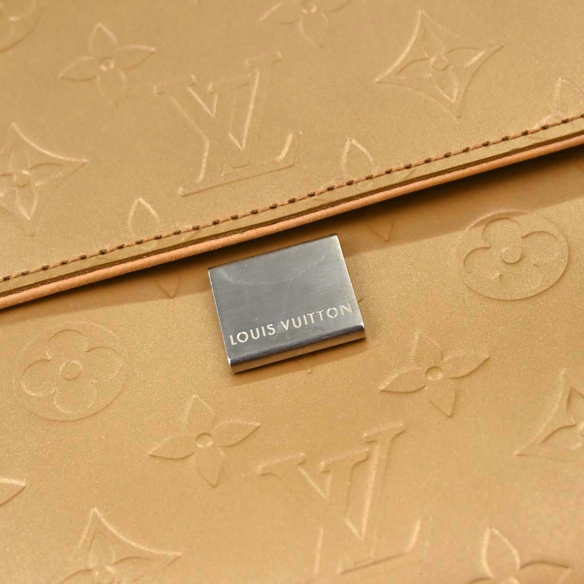 Louis Vuitton 2003 Gold Monogram Mat Webster Street Handbag M55157