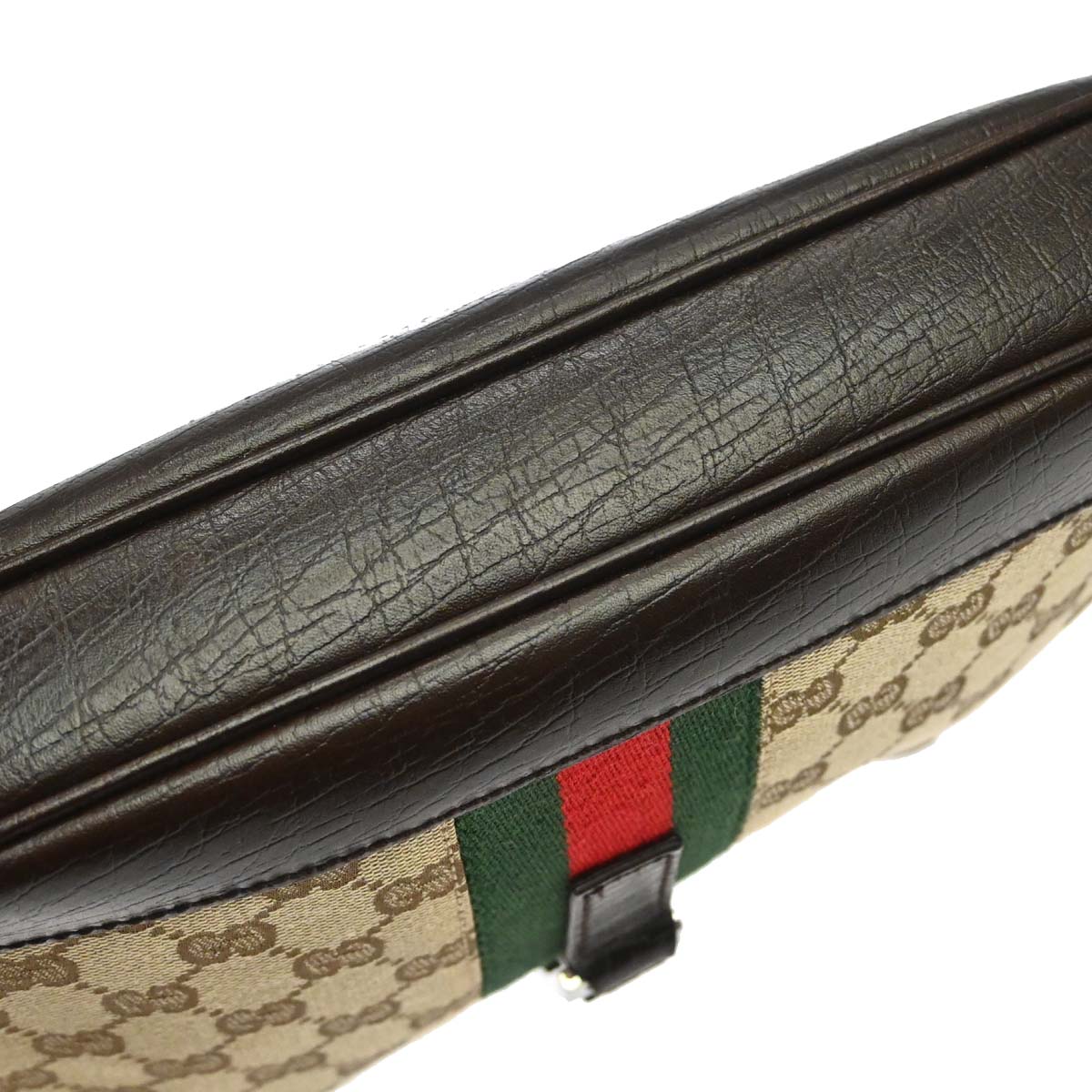 Gucci Brown Jackie GG Sherry Hobo Handbag