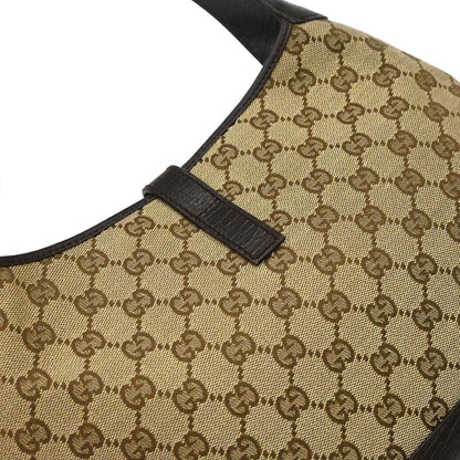 Gucci Brown Jackie GG Sherry Hobo Handbag