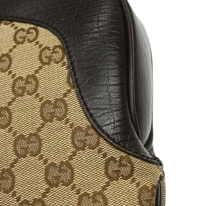 Gucci Brown Jackie GG Sherry Hobo Handbag