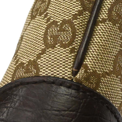 Gucci Brown Jackie GG Sherry Hobo Handbag