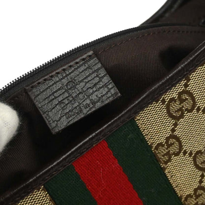 Gucci Brown Jackie GG Sherry Hobo Handbag