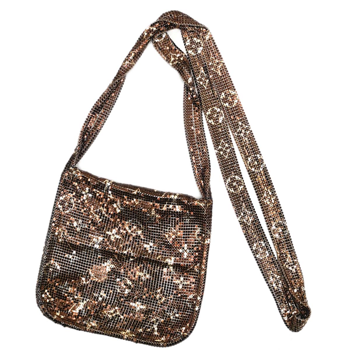 Louis Vuitton Bronze Monogram Mesh Frances Shoulder Bag M92288