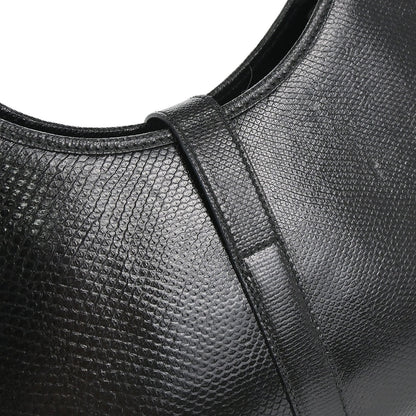 Gucci * Black Lizard Jackie Handbag