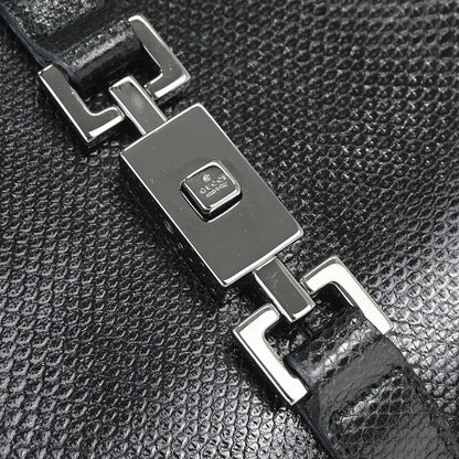 Gucci * Black Lizard Jackie Handbag