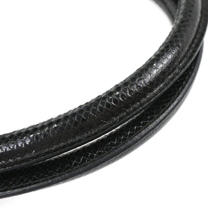 Gucci * Black Lizard Jackie Handbag