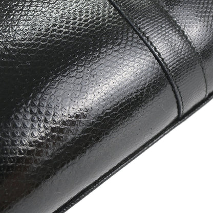 Gucci * Black Lizard Jackie Handbag