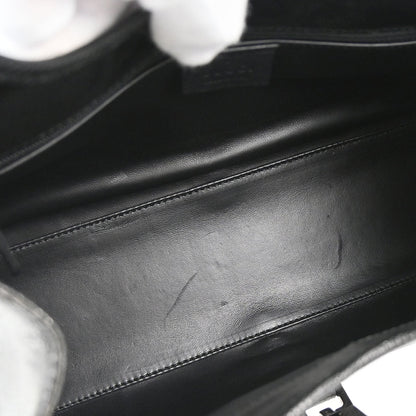 Gucci * Black Lizard Jackie Handbag