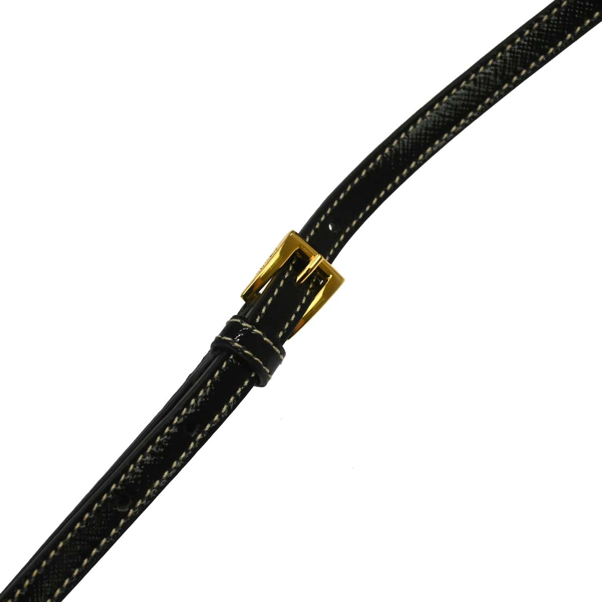 Prada Black Patent Leather 2way Shoulder Handbag