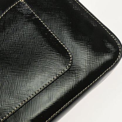 Prada Black Patent Leather 2way Shoulder Handbag