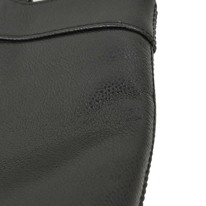 Chanel Black Caviar Skin Tote Handbag