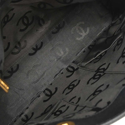 Chanel Black Caviar Skin Tote Handbag