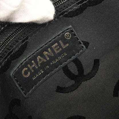 Chanel Black Caviar Skin Tote Handbag