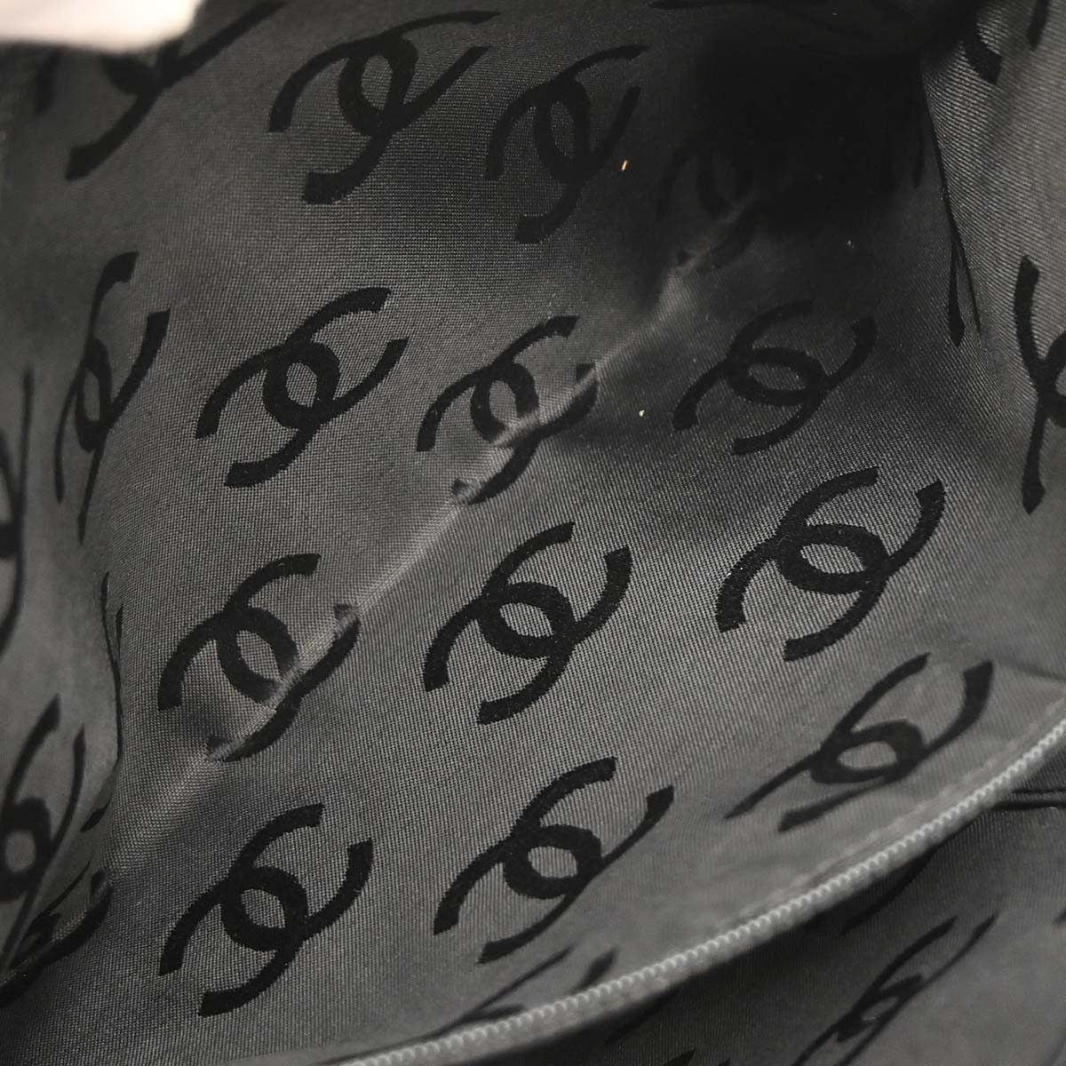 Chanel Black Caviar Skin Tote Handbag