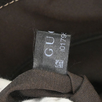 Gucci Brown PVC GG Charm Dome Satchel 2way Shoulder Handbag