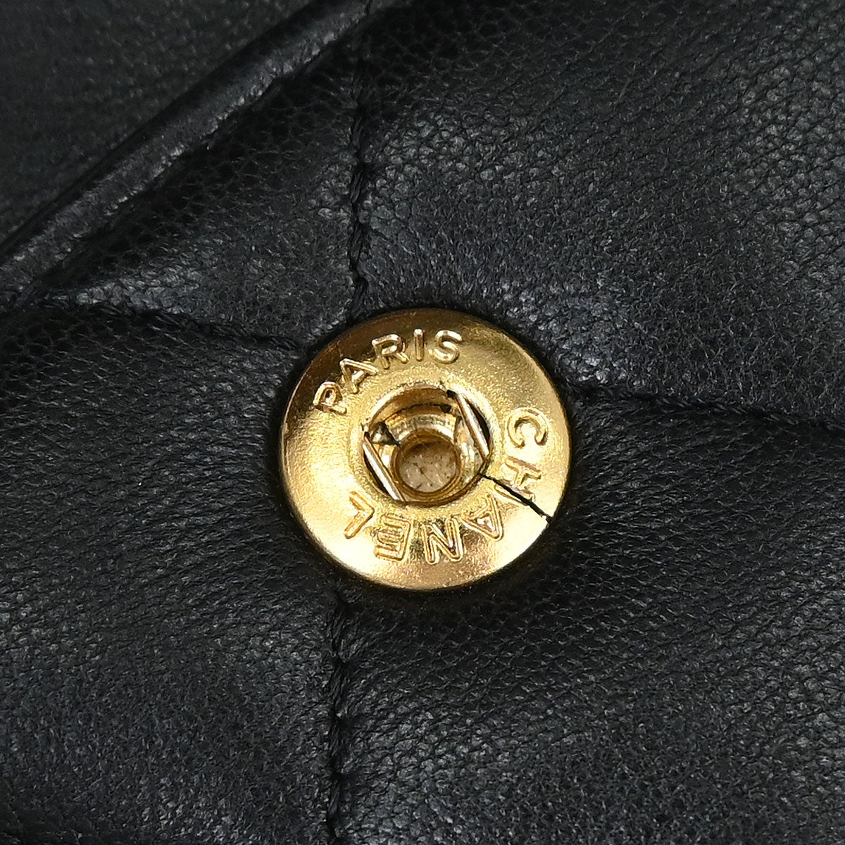 Chanel Black Lambskin Medium Classic Double Flap Shoulder Bag