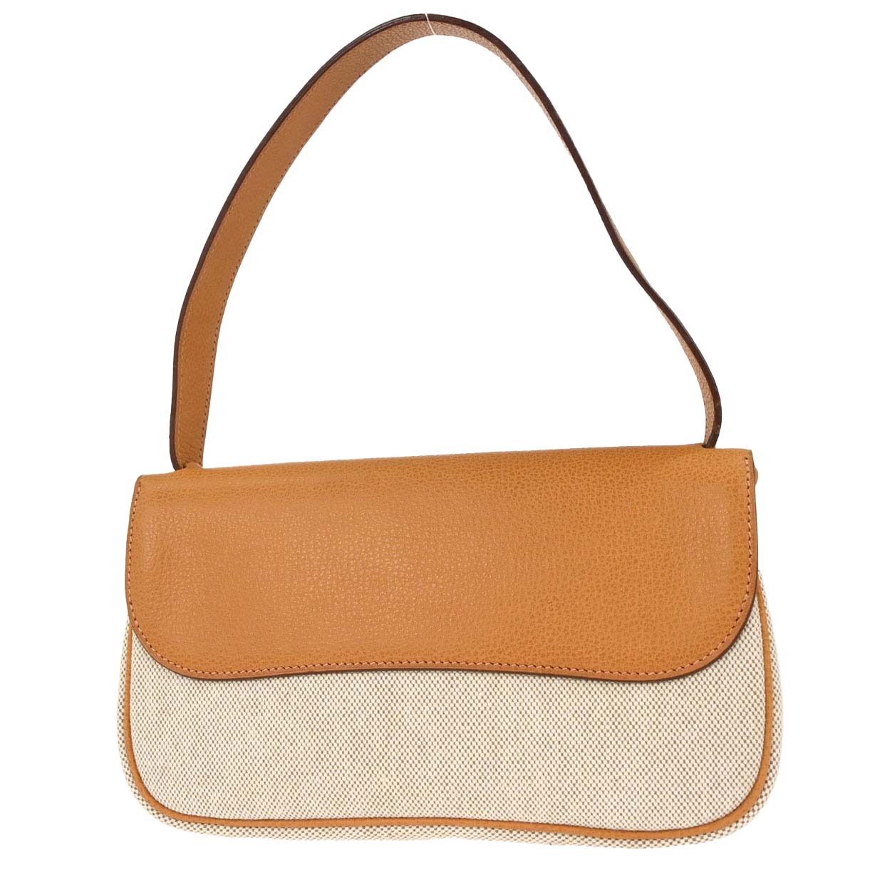 Hermes Natural Toile H Vache Liegee Sac Colorado PM Shoulder Bag