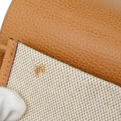 Hermes Natural Toile H Vache Liegee Sac Colorado PM Shoulder Bag