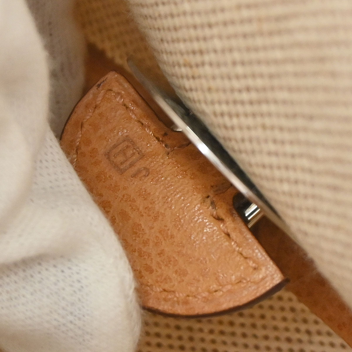 Hermes Natural Toile H Vache Liegee Sac Colorado PM Shoulder Bag