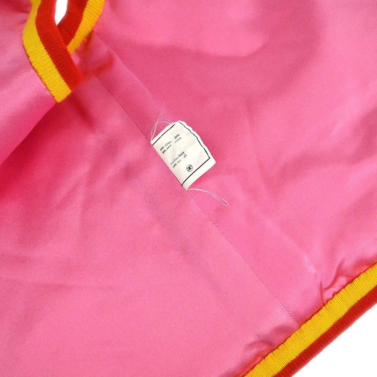 Chanel 1994 Single Breasted Jacket Vest Pink #40
