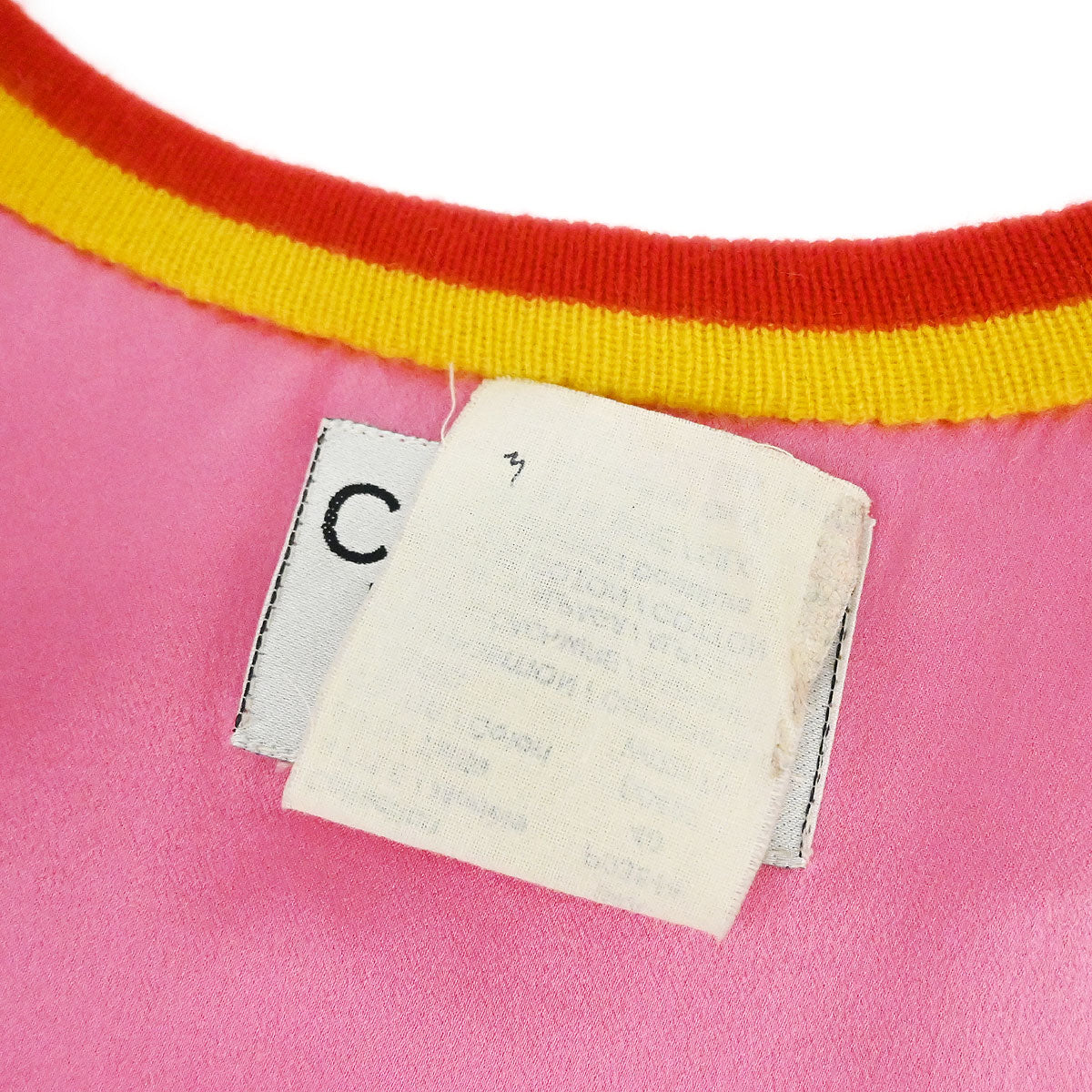 Chanel 1994 Single Breasted Jacket Vest Pink #40