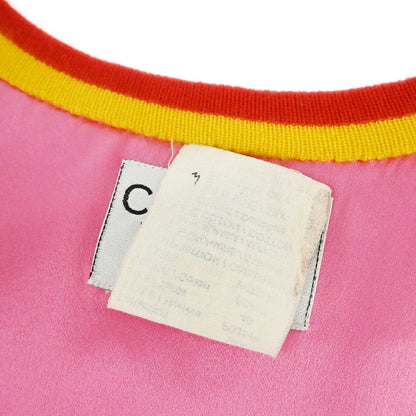 Chanel 1994 Single Breasted Jacket Vest Pink #40