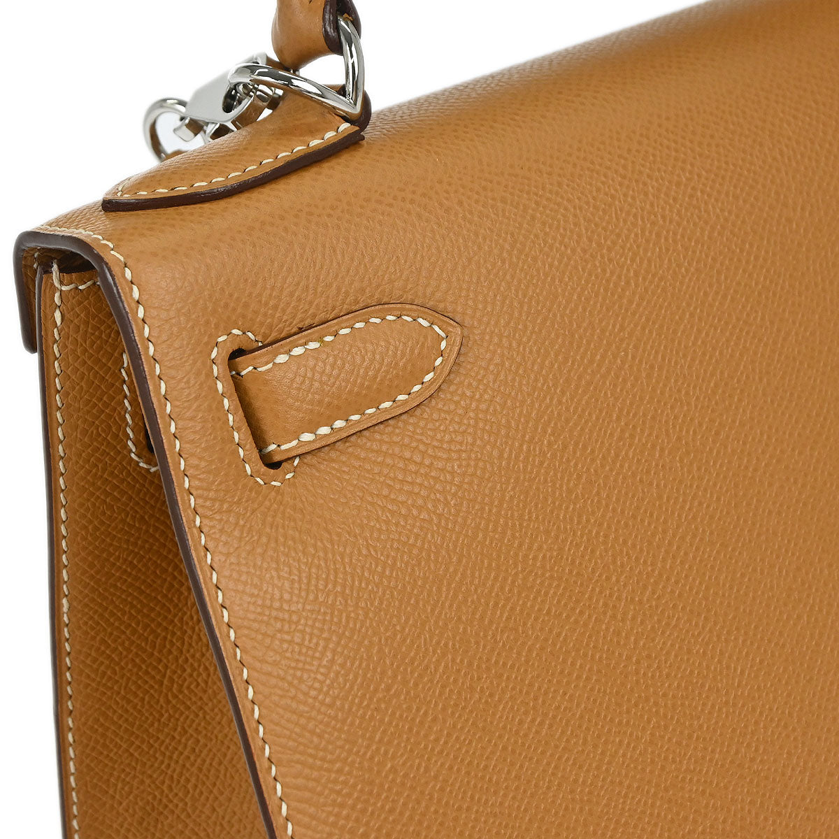 Hermes Natural Epsom Kelly 28 Sellier 2way Shoulder Handbag
