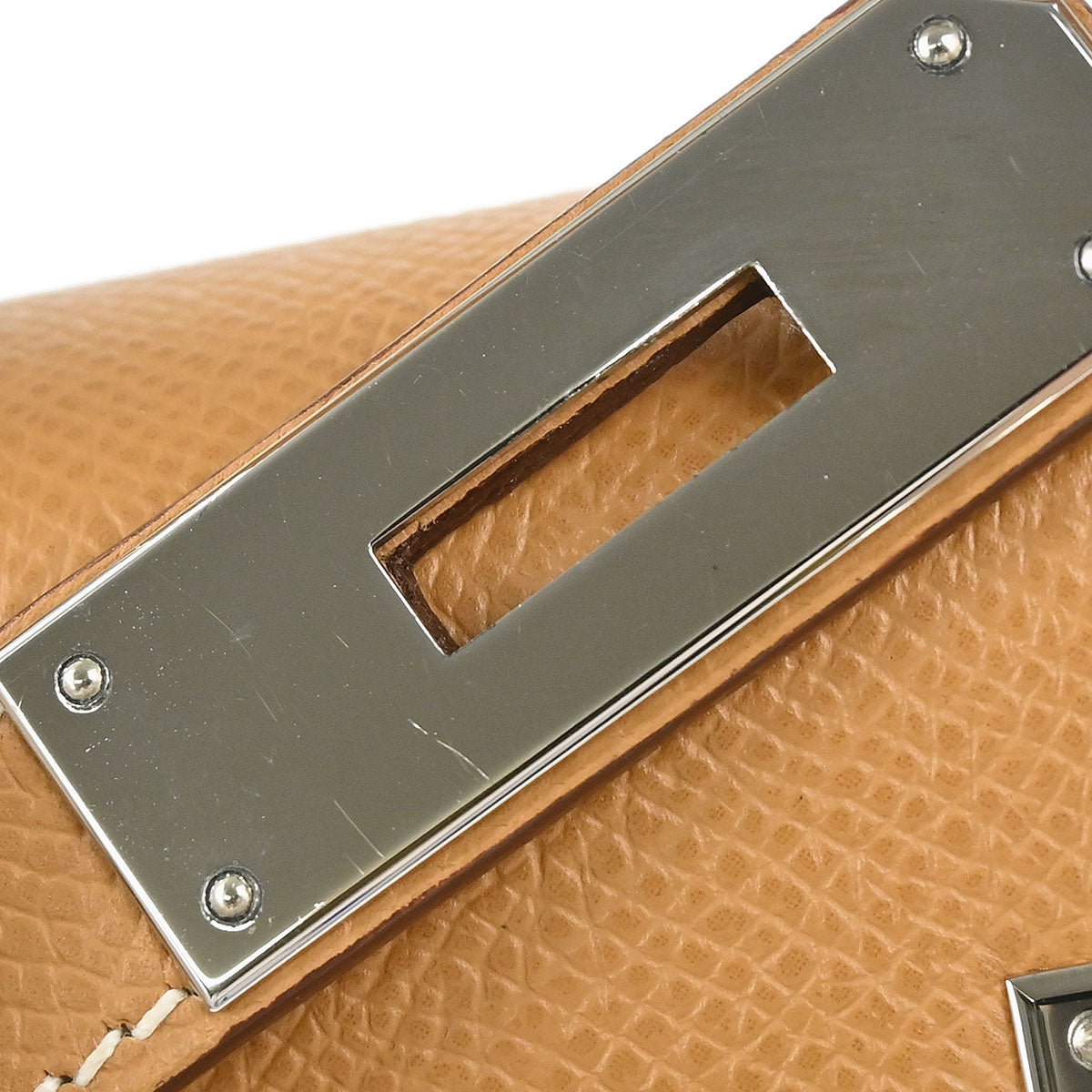 Hermes Natural Epsom Kelly 28 Sellier 2way Shoulder Handbag