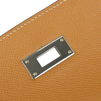 Hermes Natural Epsom Kelly 28 Sellier 2way Shoulder Handbag