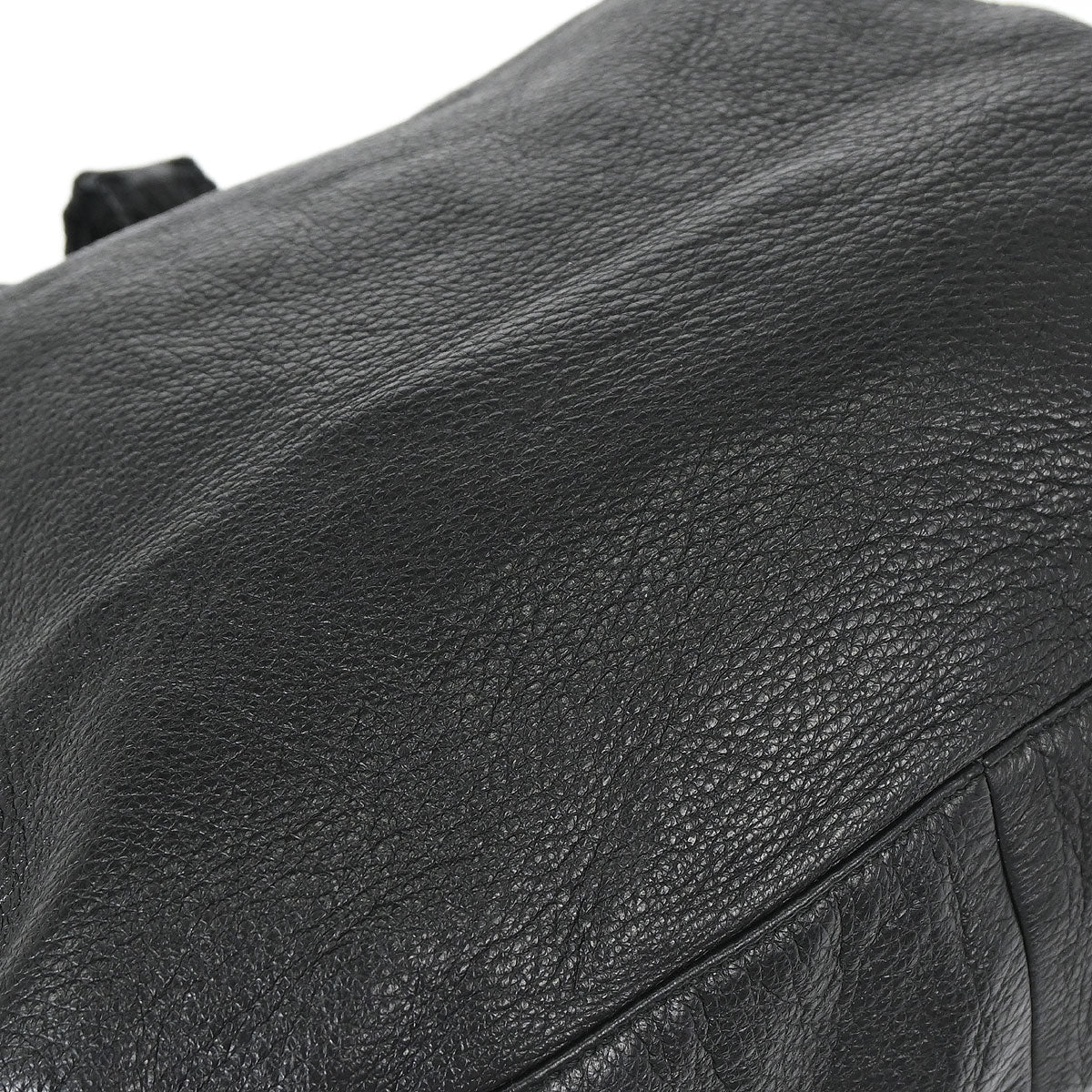 Gucci Black Leather G Wave Handbag