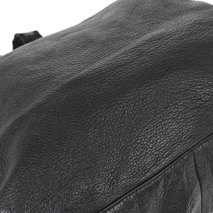 Gucci Black Leather G Wave Handbag