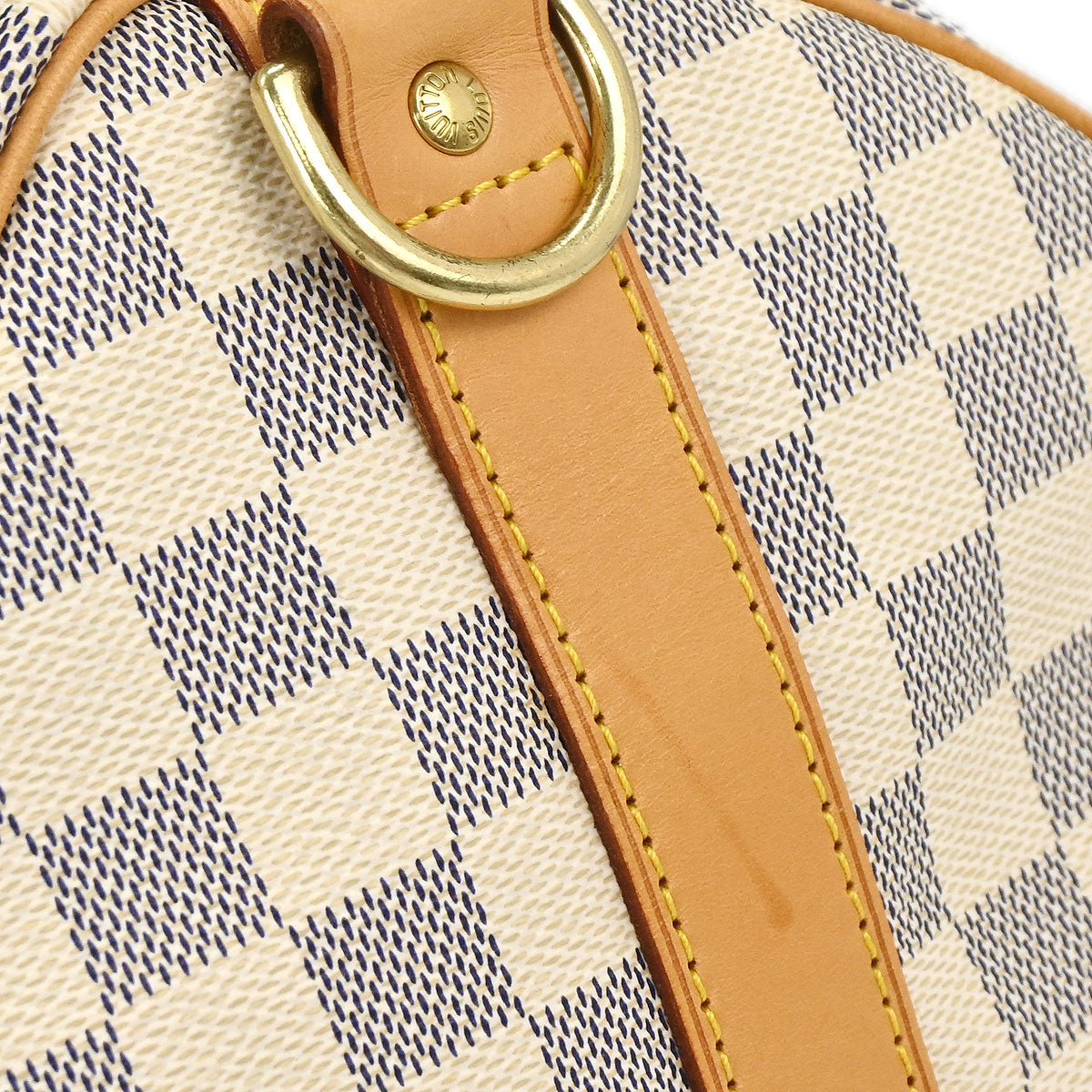 Louis Vuitton Damier Azur Keepall Bandouliere 45 Duffle Bag N48223