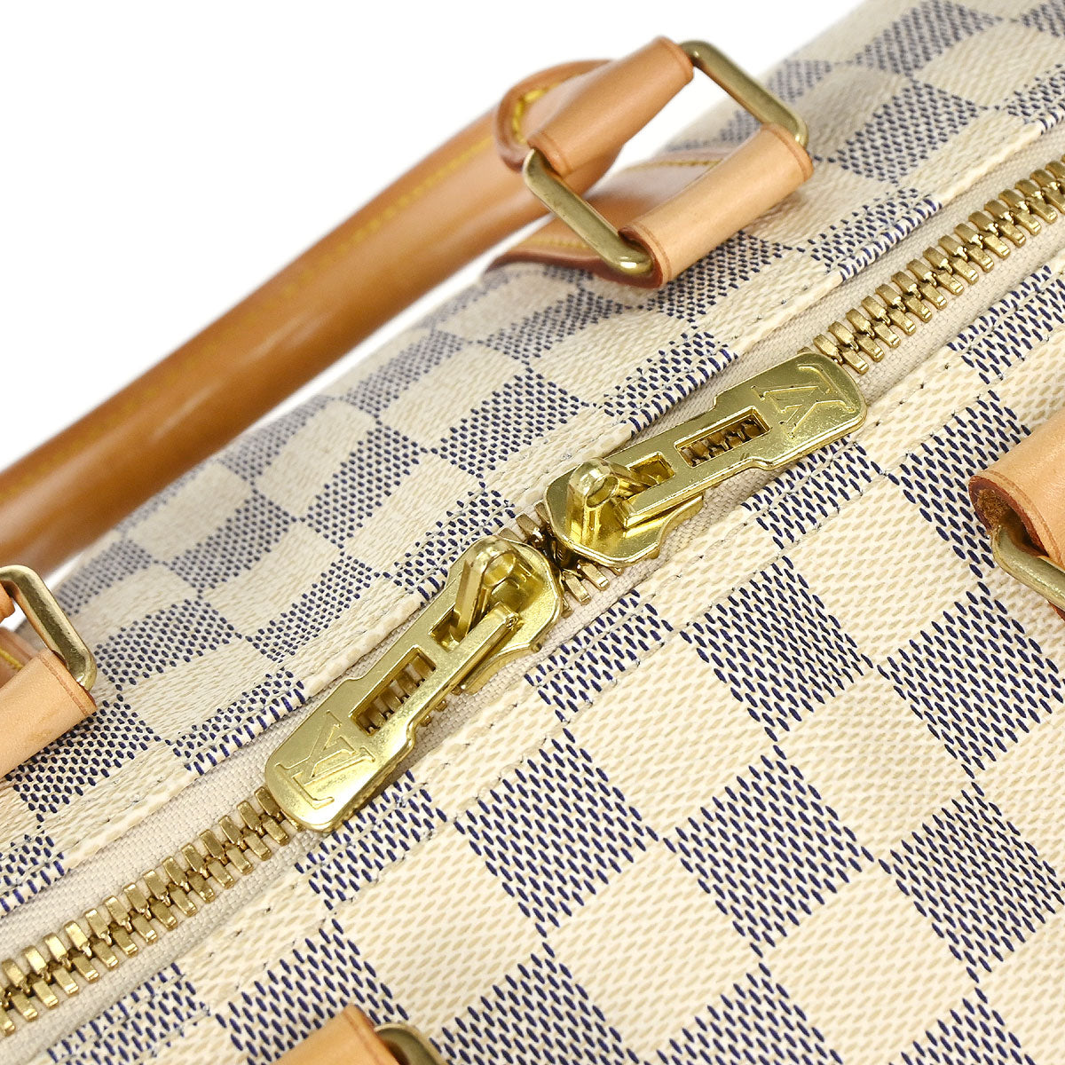 Louis Vuitton Damier Azur Keepall Bandouliere 45 Duffle Bag N48223