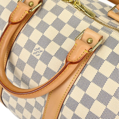 Louis Vuitton Damier Azur Keepall Bandouliere 45 Duffle Bag N48223
