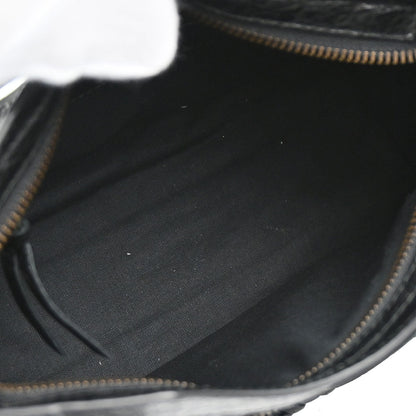 Balenciaga Black Goatskin City Mini Shoulder Handbag