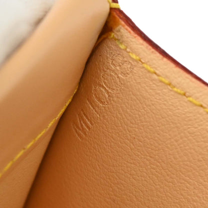 Louis Vuitton White Multicolor Porte Monnaie Plat Wallet M92657